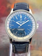 2019 Breitling Navitimer 38 Automatic Blue Dial Mens Watch A17325 Box & Papers