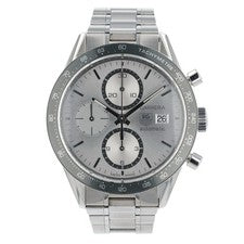 Tag Heuer Carrera Silver Dial Stainless Steel 41mm Automatic Mens Watch CV2011