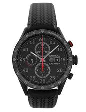 Tag Heuer Carrera CAR2A80 Chronograph Black PVD Steel Date 43MM Men's Automatic