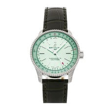 Breitling Navitimer Auto Steel 35mm Green Dial Watch Strap A17395361L1P2