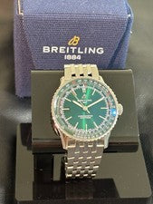 2025 Breitling Navitimer Automatic 41mm Green Dial Steel Bracelet A17329371L1P1