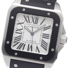 Cartier Santos 100LM W20121U2 Silver Dial Automatic Men's Watch_953653